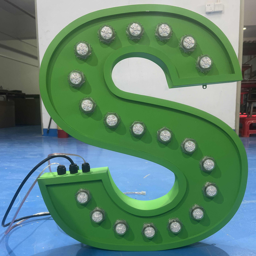 户表告白字定造字母金属LED发光字